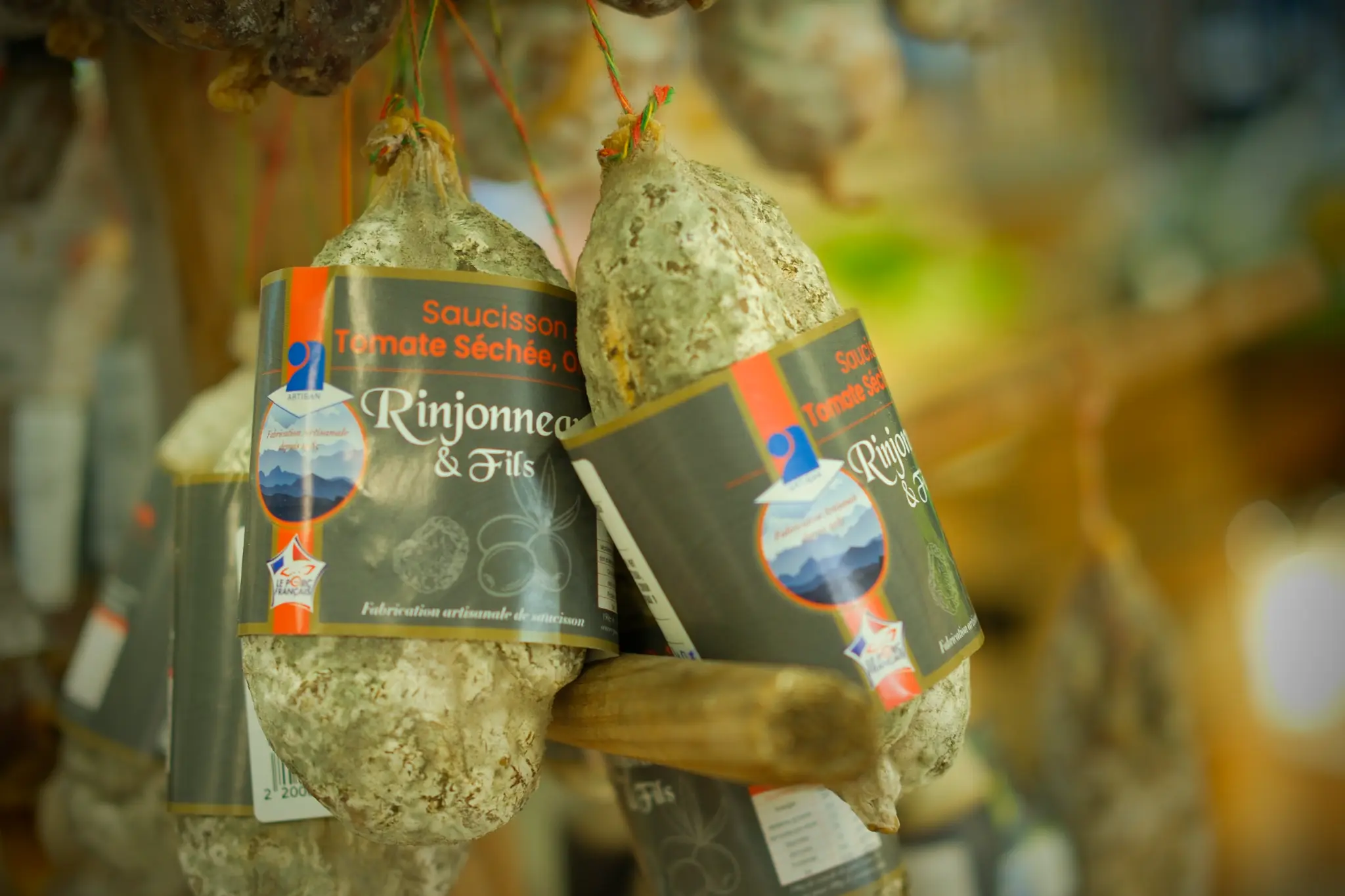 Saucissons artisanaux Rinjonneau & Fils au Potager de Marius
